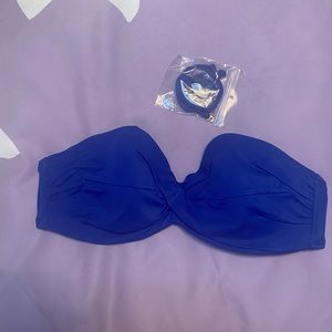 Victorias Secret hot pink bandeau bikini top.